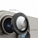 Juoda kameros apsauga Apple iPhone 15 Pro / 15 Pro Max telefonui "Tel Protect Titanium Lens 99% AR"