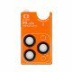 Pilka kameros apsauga Apple iPhone 15 Pro / 15 Pro Max telefonui "Tel Protect Titanium Lens 99% AR"