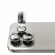 Pilka kameros apsauga Apple iPhone 15 Pro / 15 Pro Max telefonui "Tel Protect Titanium Lens 99% AR"