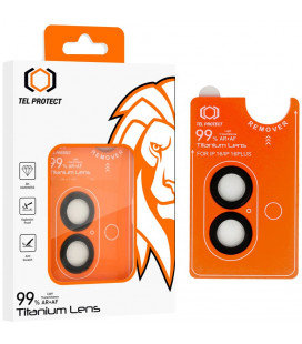 Juoda kameros apsauga Apple iPhone 16 / 16 Plus telefonui "Tel Protect Titanium Lens 99% AR"