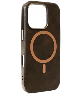 Rudas dėklas Apple iPhone 16 Pro telefonui "Gentleman Mag Cover"
