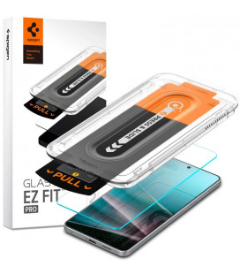 Apsauginis grūdintas stiklas Samsung Galaxy S25 Edge telefonui "Spigen Glas.TR EZ Fit Pro"
