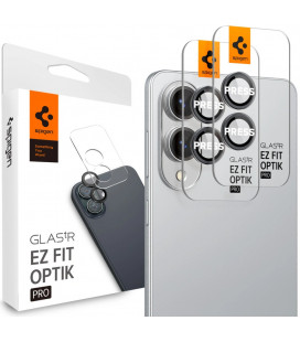 Kameros apsauga Samsung Galaxy S25 Edge telefonui "Spigen Optik PRO Glas.TR EZ Fit Camera Protector 2-Pack"