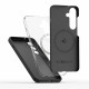 Juodas dėklas Samsung Galaxy S25 Edge telefonui "Tech-Protect Liquid Silicone Magsafe"