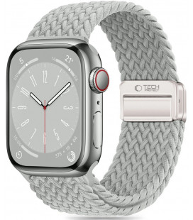 Pilka apyrankė Apple Watch 6 / 7 / 8 / 9 / 10 / SE (40 / 41 / 42 mm) "Tech-Protect Nylonmag"