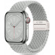 Pilka apyrankė Apple Watch 6 / 7 / 8 / 9 / 10 / SE / Ultra 1 / 2 ( 44 / 45 / 46 / 49 mm) laikrodžiui "Tech-Protect Nylonmag"