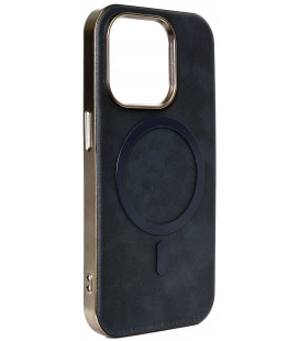 Mėlynas dėklas Apple iPhone 14 Pro telefonui "Gentleman Mag Cover"