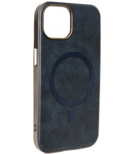 Mėlynas dėklas Apple iPhone 14 telefonui "Gentleman Mag Cover"