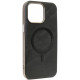 Juodas dėklas Apple iPhone 15 Pro Max telefonui "Gentleman Mag Cover"
