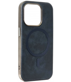 Mėlynas dėklas Apple iPhone 15 Pro telefonui "Gentleman Mag Cover"