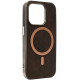 Rudas dėklas Apple iPhone 15 Pro telefonui "Gentleman Mag Cover"