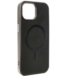 Juodas dėklas Apple iPhone 15 telefonui "Gentleman Mag Cover"