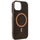 Rudas dėklas Apple iPhone 15 telefonui "Gentleman Mag Cover"
