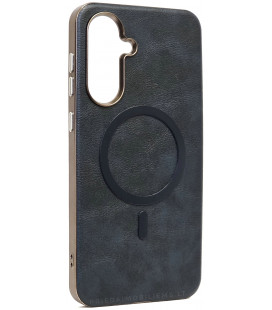 Mėlynas dėklas Samsung Galaxy A56 5G telefonui "Gentleman Mag Cover"
