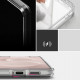 Skaidrus dėklas Samsung Galaxy S25 Edge telefonui "Ringke Fusion"