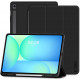 Juodas atverčiamas dėklas Samsung Galaxy Tab S10 FE Plus 13.1 X620 / X626B planšetei "Tech-Protect SC"