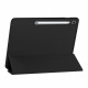 Juodas atverčiamas dėklas Samsung Galaxy Tab S10 FE Plus 13.1 X620 / X626B planšetei "Tech-Protect SC"