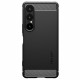 Matinis juodas dėklas Sony Xperia 1 VII telefonui "Spigen Rugged Armor"