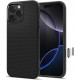 Matinis juodas dėklas Apple iPhone 16 Pro Max telefonui "Spigen Liquid Air T MAG Magsafe"