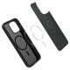 Matinis juodas dėklas Apple iPhone 16 Pro Max telefonui "Spigen Liquid Air T MAG Magsafe"