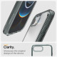 Pilkas / skaidrus dėklas Apple iPhone 16E telefonui "Spigen Ultra Hybrid"