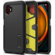 Juodas dėklas Samsung Galaxy Xcover 7 Pro telefonui "Spigen Tough Armor"