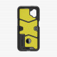 Juodas dėklas Samsung Galaxy Xcover 7 Pro telefonui "Spigen Tough Armor"