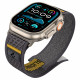 Pilkas apyrankė Apple Watch 6 / 7 / 8 / 9 / 10 / SE / Ultra 1 / 2 ( 44 / 45 / 46 / 49 mm) laikrodžiui "Spigen Athlex Air"