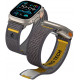 Pilkas apyrankė Apple Watch 8 / 9 / 10 / 11 / 12 / SE / Ultra (44 / 45 / 46 / 49 mm) laikrodžiui "Spigen Athlex Air"