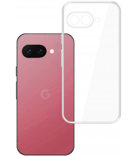 Skaidrus dėklas su kameros apsauga Google Pixel 9A telefonui "Clear Case 2mm"