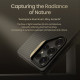 Juodas dėklas Samsung Galaxy S25 Ultra telefonui "Nillkin Synthetic Fiber PRO Magnetic Hard"