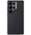 Juodas (Auksinės spalvos) dėklas Samsung Galaxy S25 Ultra telefonui "Nillkin Synthetic Fiber PRO Magnetic Hard"
