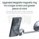 Juodas dėklas Samsung Galaxy S25 Ultra telefonui "Nillkin Iceblade Prop Magnetic Cover"