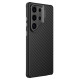 Juodas dėklas Samsung Galaxy S25 Ultra telefonui "Nillkin CarboProp Aramid Magnetic Case"