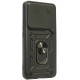 Juodas dėklas Xiaomi 14T Pro telefonui "Slide Camera Armor"