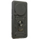 Juodas dėklas Xiaomi Redmi 14C telefonui "Slide Camera Armor"