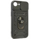 Juodas dėklas Apple iPhone 16E telefonui "Slide Camera Armor"