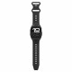 Matinė juoda apyrankė - dėklas Apple Watch 10 (46mm) laikrodžiui "Spigen Liquid Air Pro"