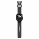 Matinė juoda apyrankė - dėklas Apple Watch 10 (42mm) laikrodžiui "Spigen Vault Pro"