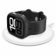 Matinė juoda apyrankė - dėklas Apple Watch 10 (42mm) laikrodžiui "Spigen Vault Pro"