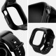 Matinė juoda apyrankė - dėklas Apple Watch 10 (42mm) laikrodžiui "Spigen Vault Pro"