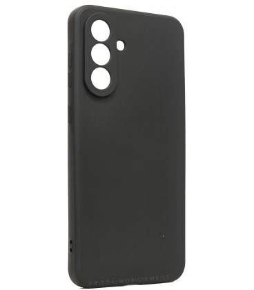 Juodas dėklas Samsung Galaxy A56 5G telefonui "Liquid Silicone 1.5mm"