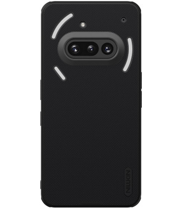 Juodas dėklas Nothing Phone 3A telefonui "Nillkin Super Frosted Pro Magnetic"