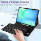 Juodas atverčiamas dėklas + klaviatūra Samsung Galaxy Tab S10 FE+ PLUS 13.1 X620 / X626B planšetei "Tech-Protect SC + Keyboard"