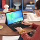 Juodas atverčiamas dėklas + klaviatūra Samsung Galaxy Tab S10 FE+ PLUS 13.1 X620 / X626B planšetei "Tech-Protect SC + Keyboard"