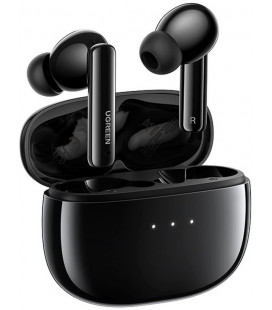Juodos belaidės ausinės "Ugreen WS106 HiTune T3 Active Noise-Cancelling Earbuds"