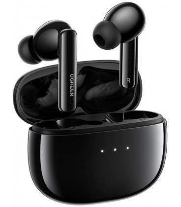 Juodos belaidės ausinės "Ugreen WS106 HiTune T3 Active Noise-Cancelling Earbuds"