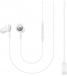 Baltos ausinės "Samsung AKG EO-IC100BWEGEU Type-C"