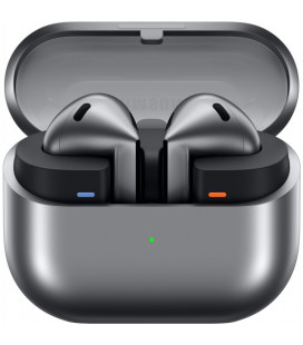 Sidabrinės spalvos belaidės ausinės "Samsung Galaxy Buds 3"