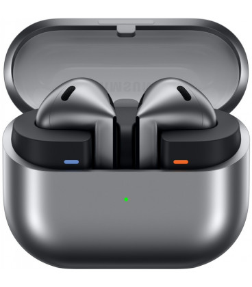 Sidabrinės spalvos belaidės ausinės "Samsung Galaxy Buds 3"